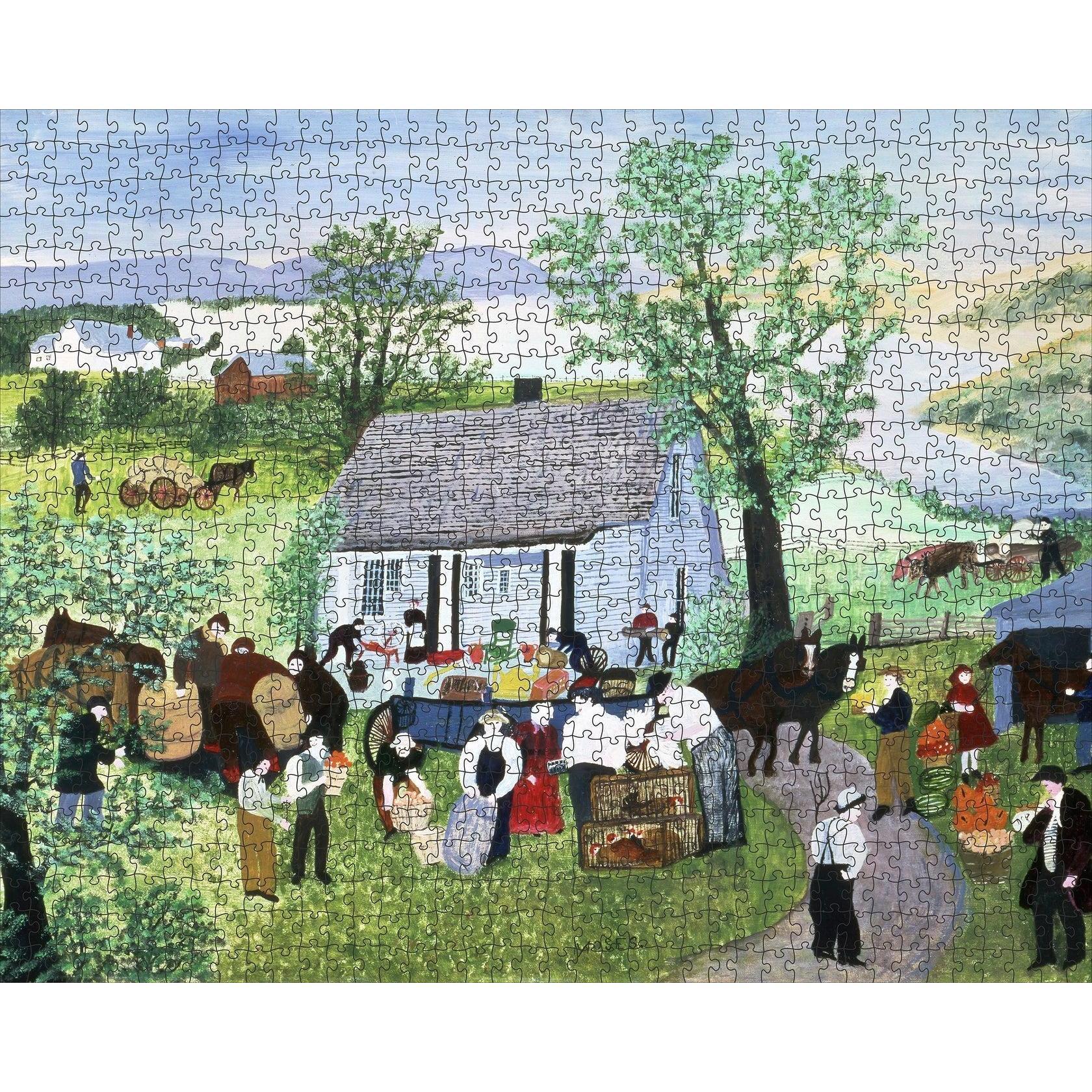 Moving Day on the Farm 1000 Piece Jigsaw Puzzle Pomegranate - BIG FRENCHIES