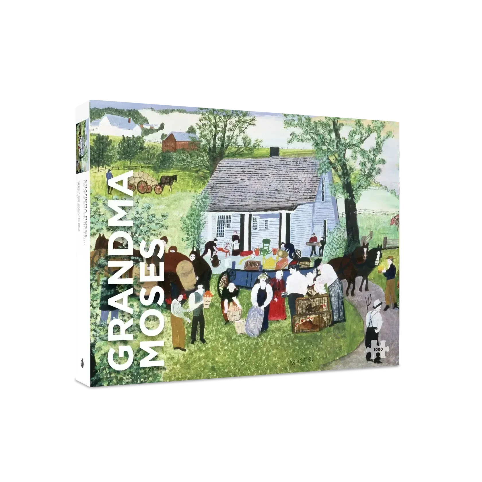 Moving Day on the Farm 1000 Piece Jigsaw Puzzle Pomegranate - BIG FRENCHIES
