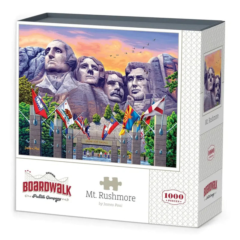Mt. Rushmore 1000 Piece Jigsaw Puzzle Boardwalk - BIG FRENCHIES