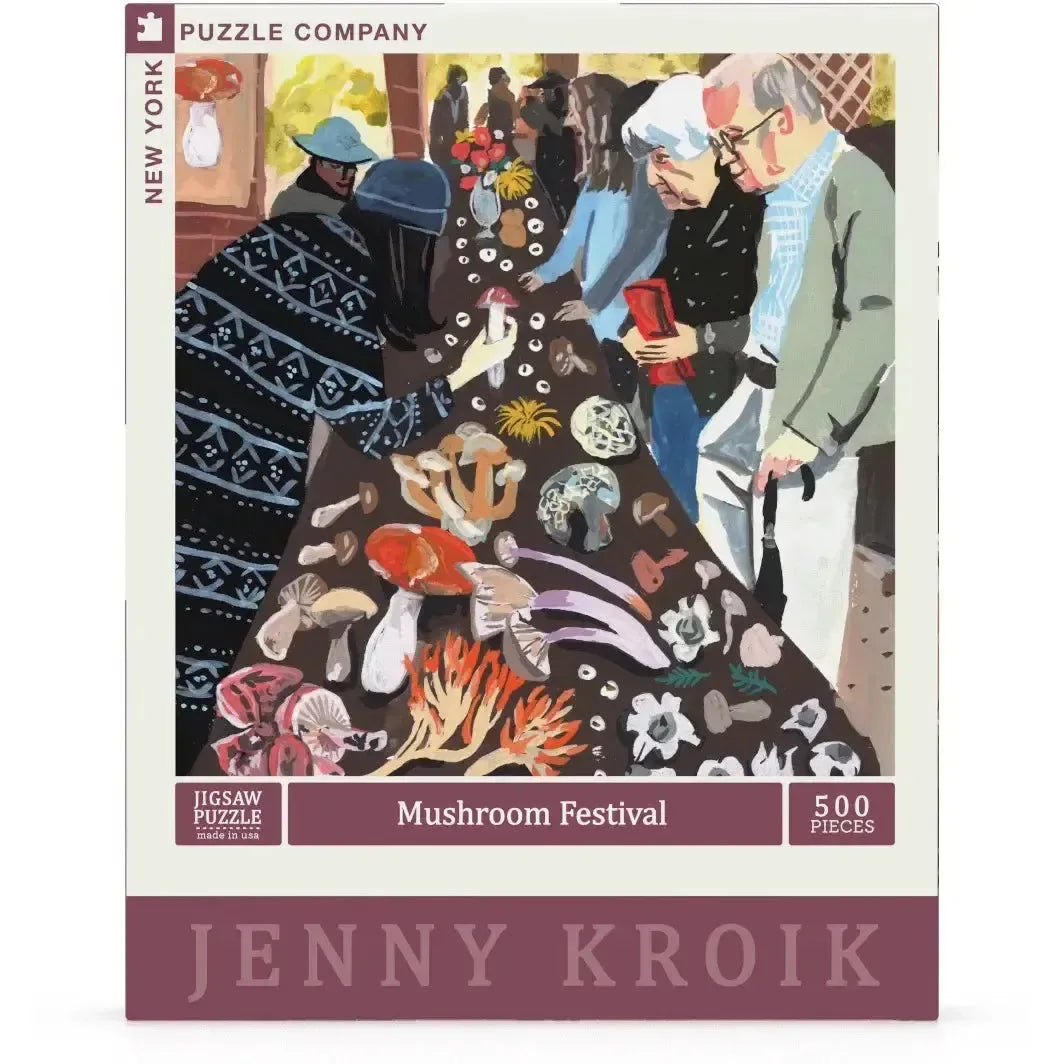 Mushroom Festival 500 Piece Jigsaw Puzzle NYPC - BIG FRENCHIES