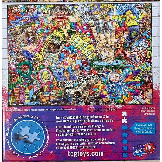 Musical Graffiti Street Murals 1000 Piece Jigsaw Puzzle Sure Lox