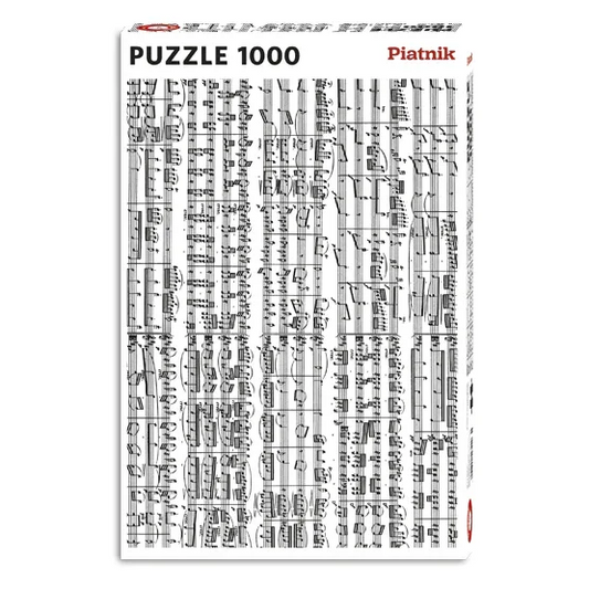 Musical Notes 1000 Piece Jigsaw Puzzle Piatnik - BIG FRENCHIES