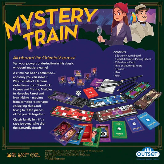 Mystery Train - A Whodunit Game for the Whole Family - Outset