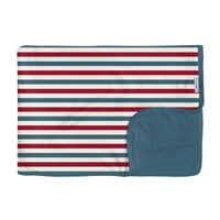 Print Toddler Blanket in USA Stripe