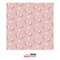 Print Toddler Blanket in Baby Rose Tooth Fairy