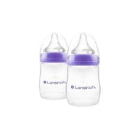 Lansinoh Baby Bottle Set with NaturalWave Nipple, BPA-free, Anti-colic, 160ml