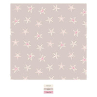 Print Bib Set of 3 in Fresh Air Beach Day, Latte Starfish & Shrinking Violet Flip Flops and Flowers