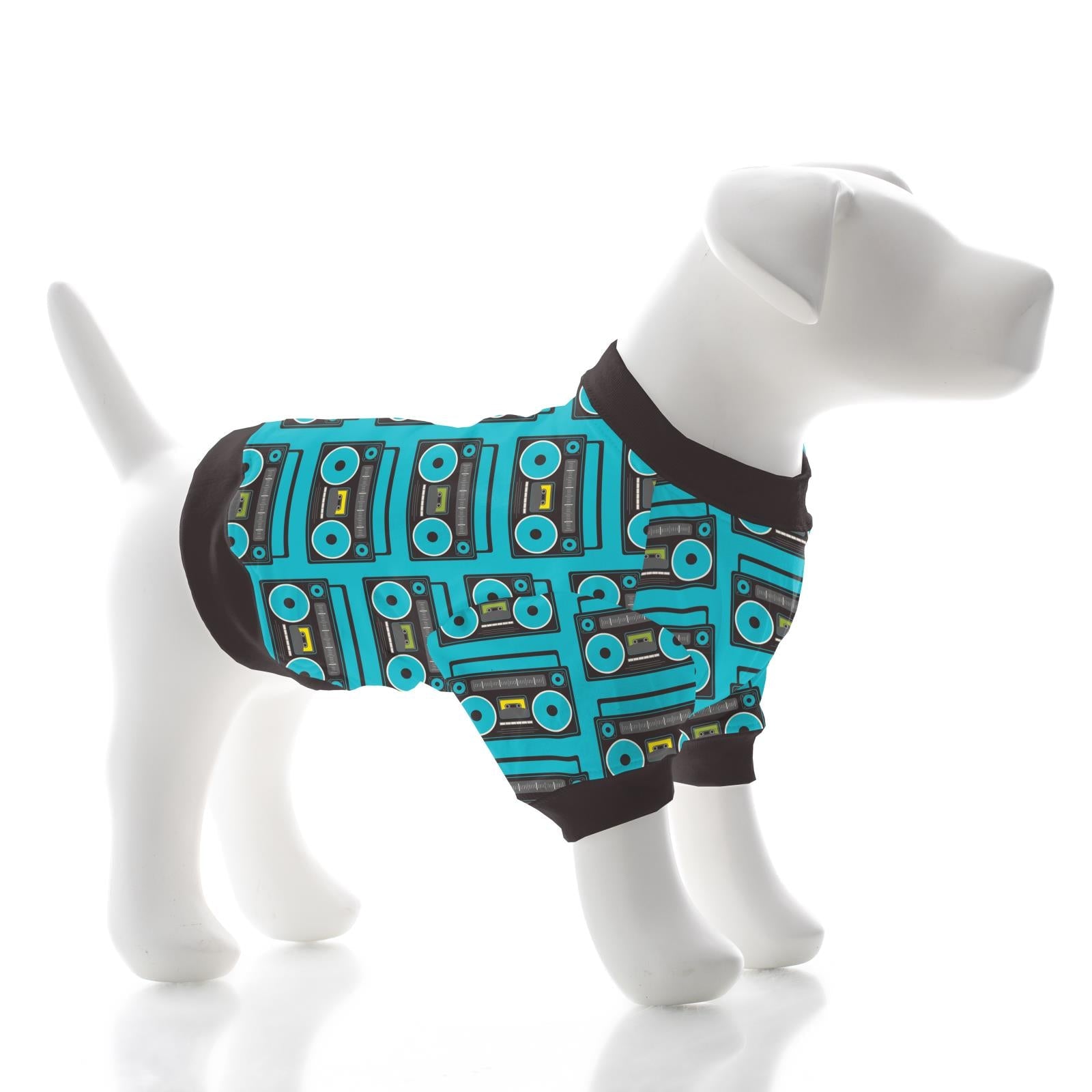 Print Dog Jammies in Confetti Boombox