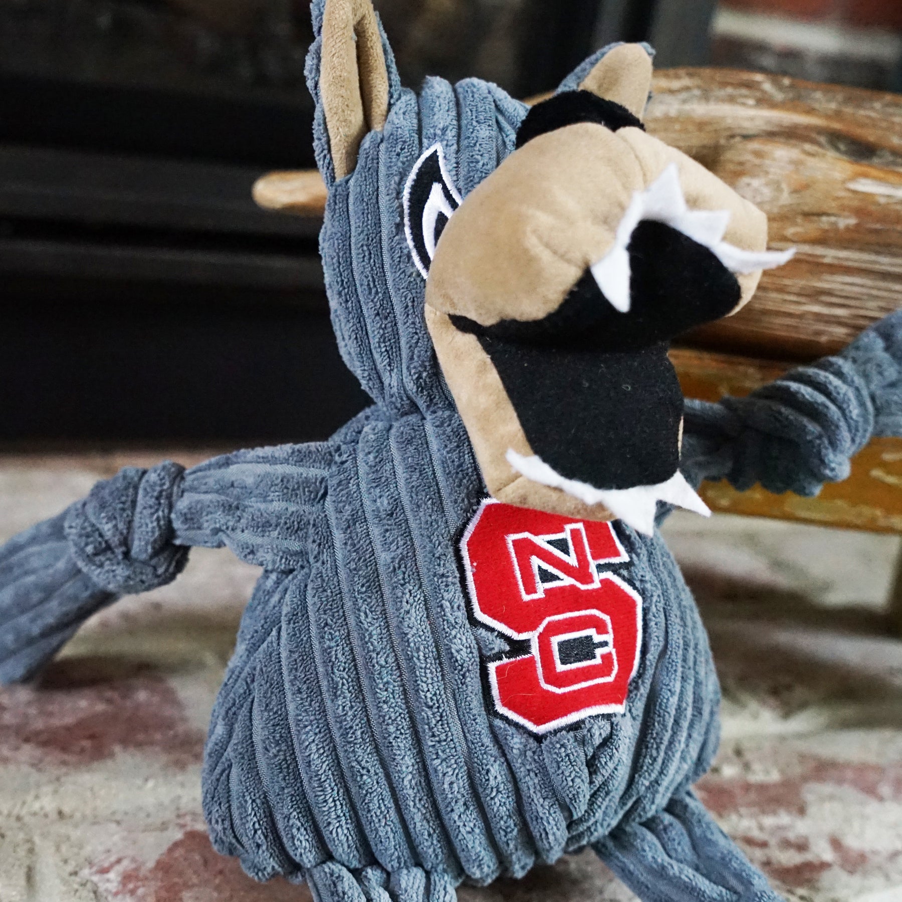 NCAA North Carolina State University, Mr. Wuf Knottie® Plush Dog Toy - BIG FRENCHIES
