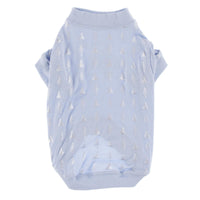 Print Dog Jammies in Frost Silver Trees