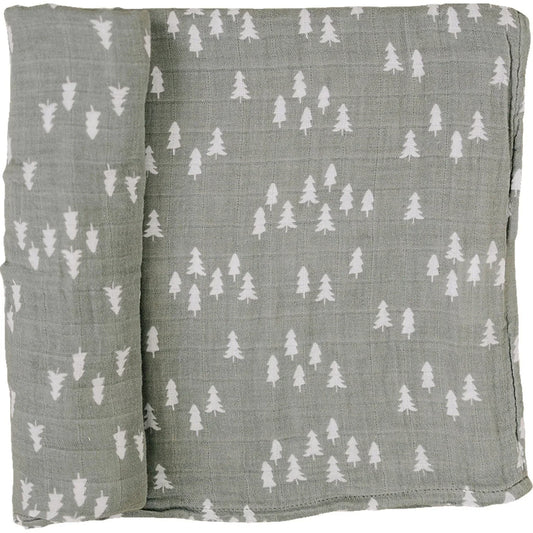 Pines Muslin Swaddle Blanket - BIG FRENCHIES