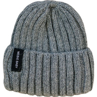 Grey Chunky Knit Beanie - BIG FRENCHIES