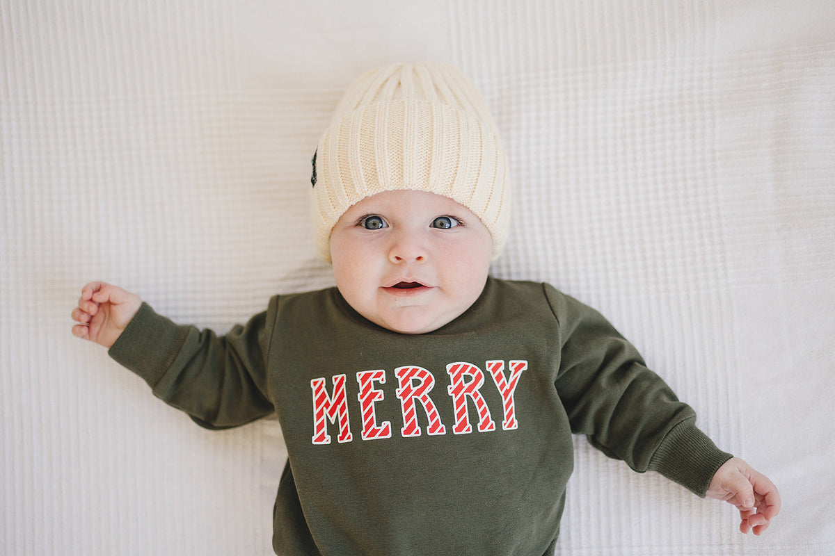 Cream Chunky Knit Beanie - BIG FRENCHIES