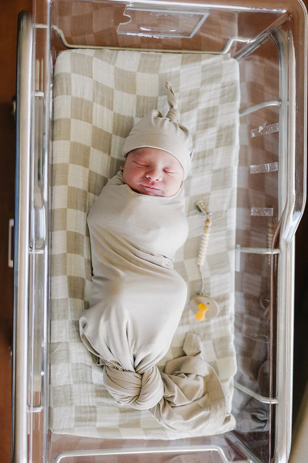Oatmeal Bamboo Stretch Swaddle - BIG FRENCHIES
