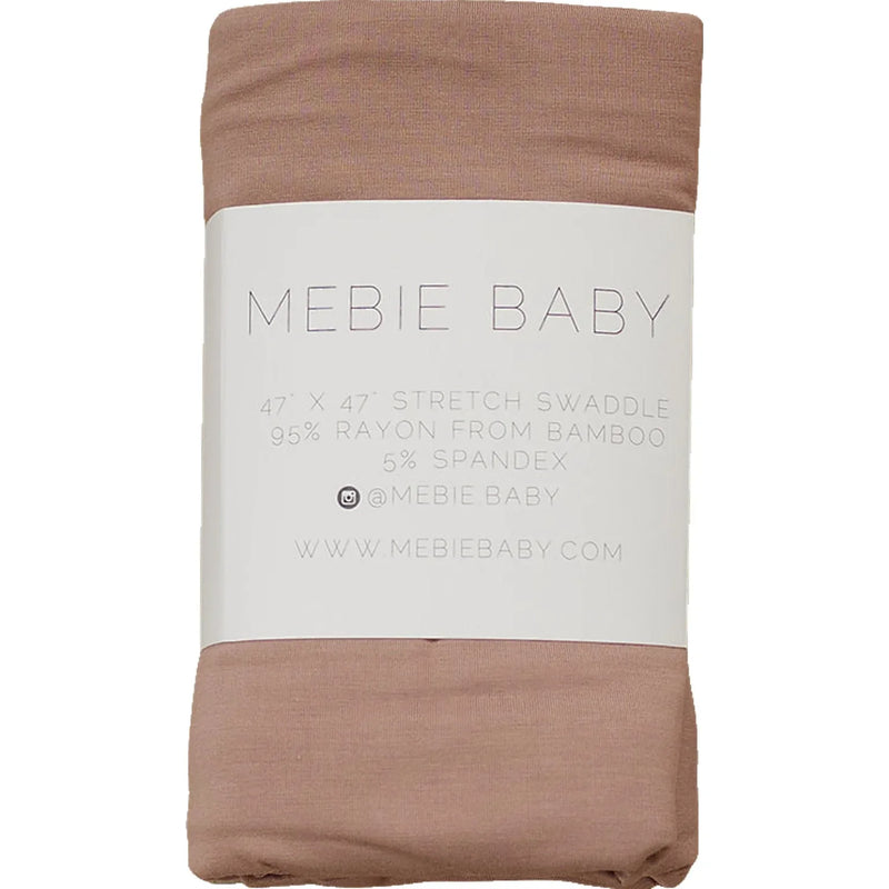 Dusty Rose Bamboo Stretch Swaddle - BIG FRENCHIES