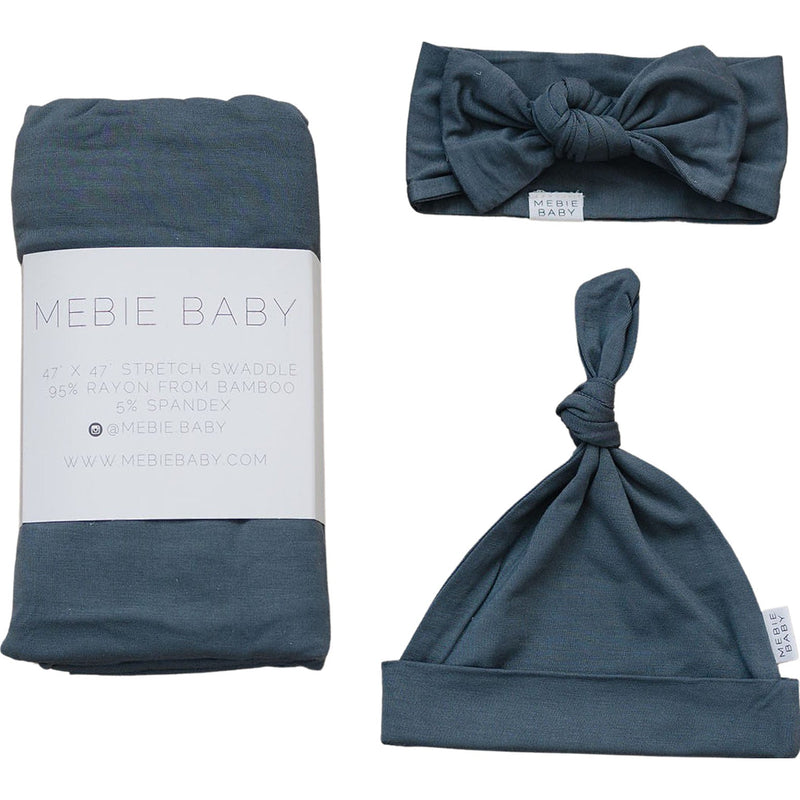 Charcoal Bamboo Hat OR Head Wrap Set - BIG FRENCHIES