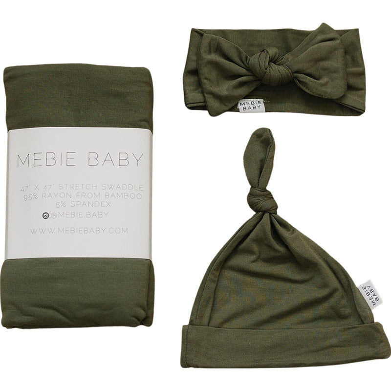 Olive Bamboo Hat OR Head Wrap Set - BIG FRENCHIES