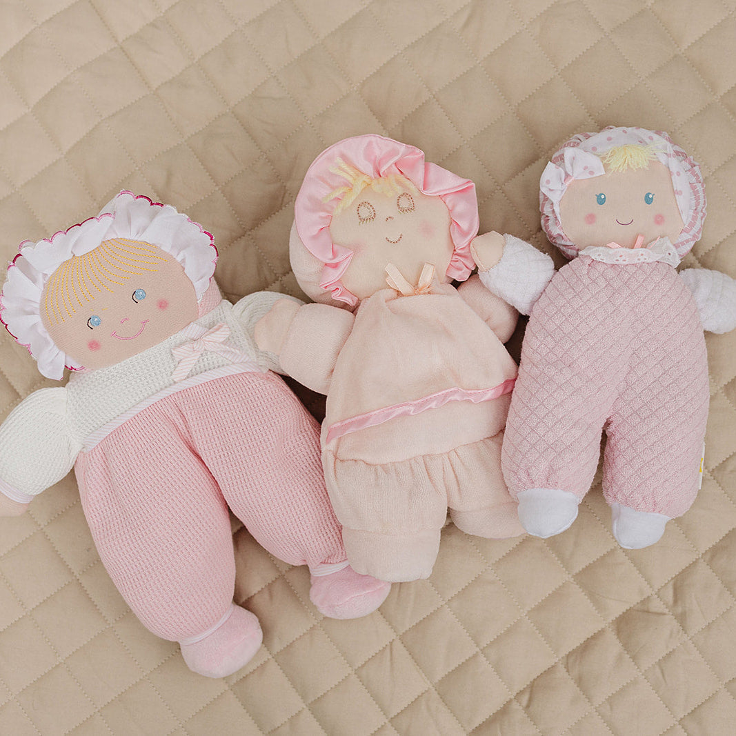 My First Baby Doll - Eden Collection - Pink Terry - BIG FRENCHIES