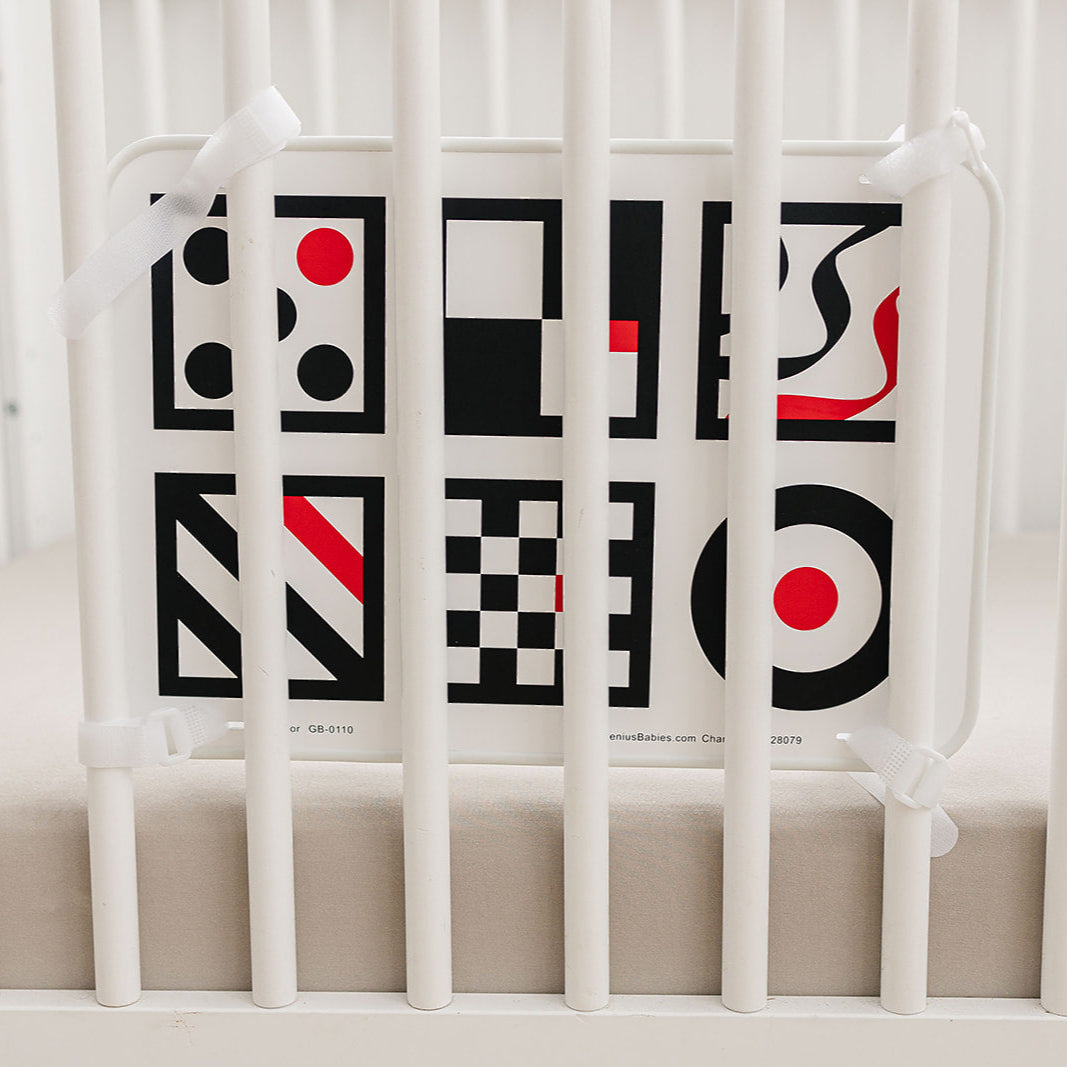 Large, Double-Sided Baby Mirror with High Contrast Images - BIG FRENCHIES