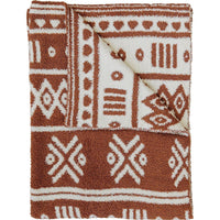 Rust Alpine Plush Blanket - BIG FRENCHIES
