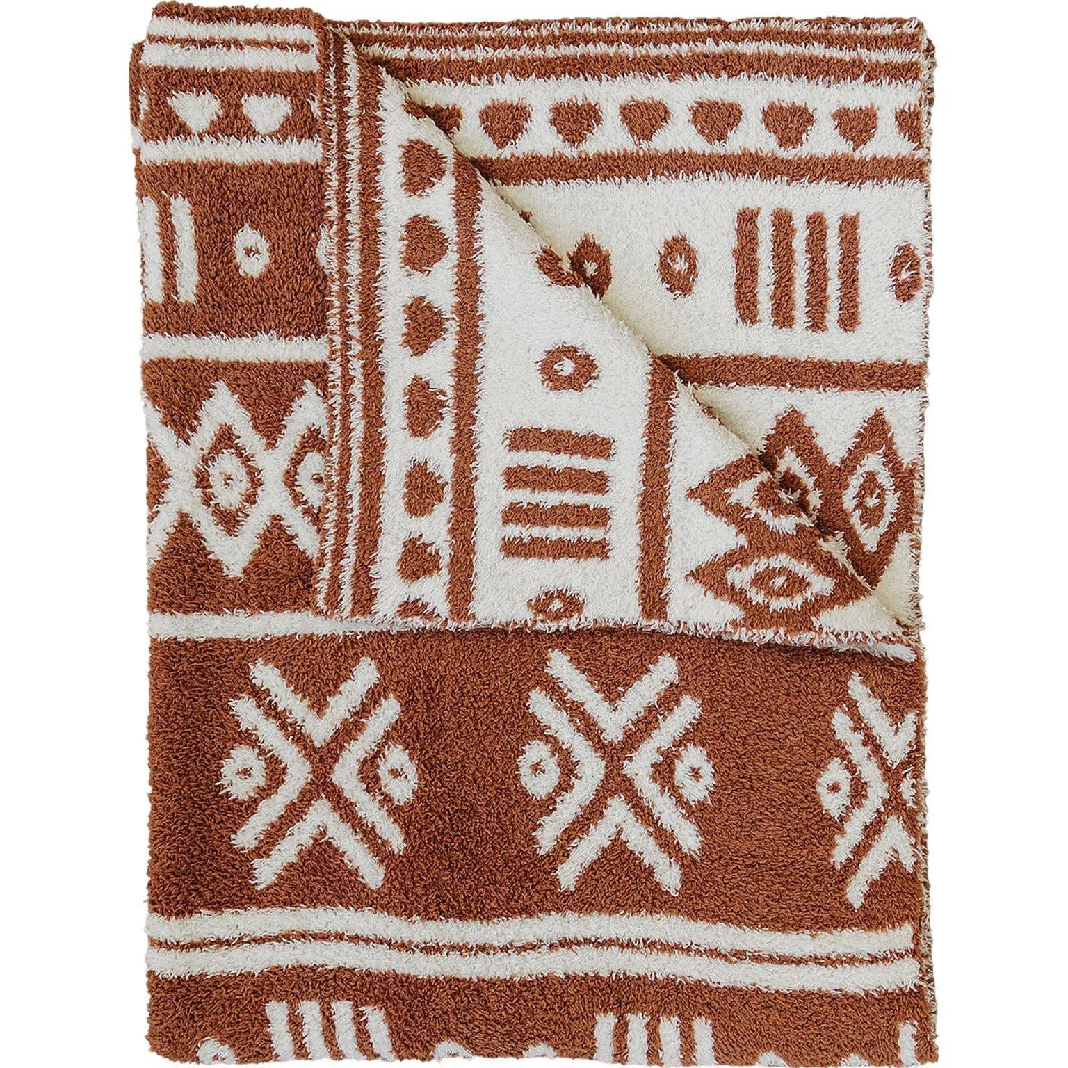 Rust Alpine Plush Blanket - BIG FRENCHIES