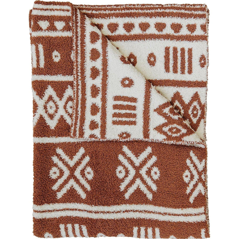 Rust Alpine Plush Blanket - BIG FRENCHIES