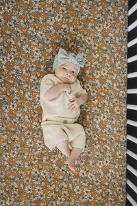 Magnolia Muslin Crib Sheet - BIG FRENCHIES