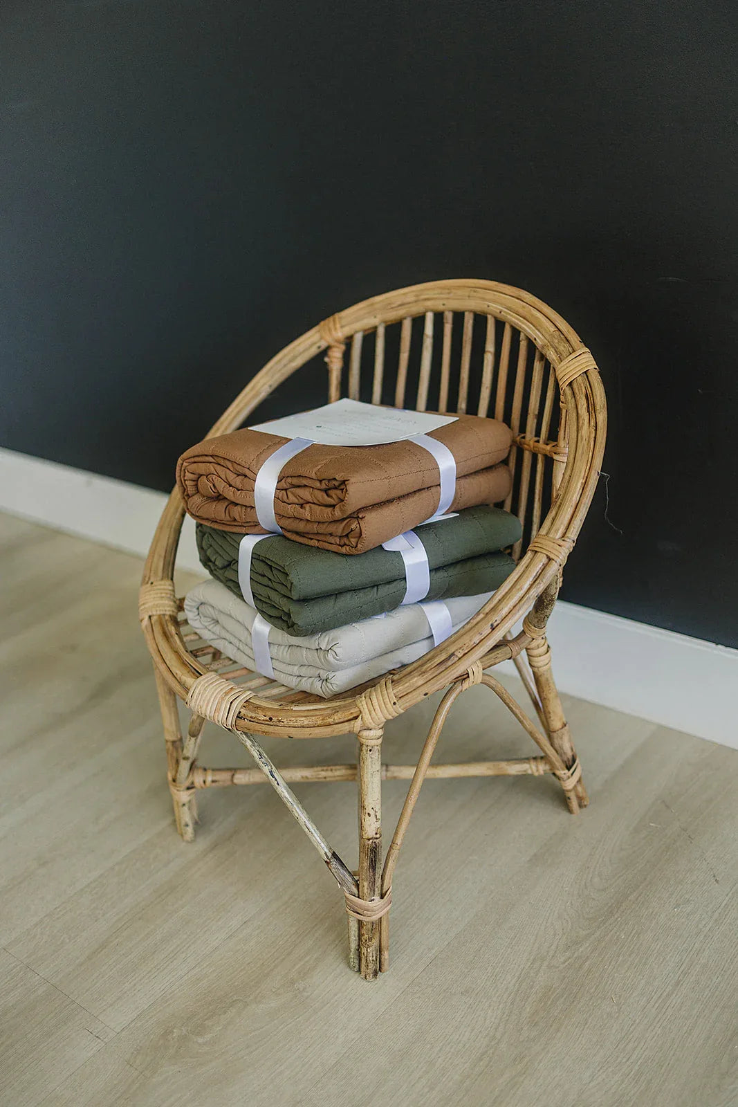 Mustard Bamboo Quilt - BIG FRENCHIES