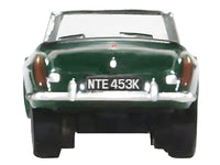 MG MGB Roadster RHD (Right Hand Drive) British Racing Green 1/148 (N) Scale Diecast Model Car by Oxford Diecast