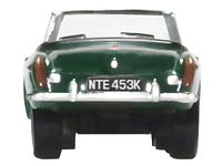 MG MGB Roadster RHD (Right Hand Drive) British Racing Green 1/148 (N) Scale Diecast Model Car by Oxford Diecast