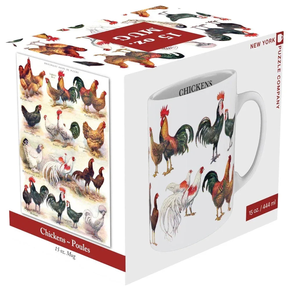 Chickens ~ Poules Mug - BIG FRENCHIES