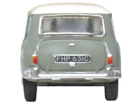 Mini Classic Tweed Gray with Cream Top 1/148 (N) Scale Diecast Model Car by Oxford Diecast