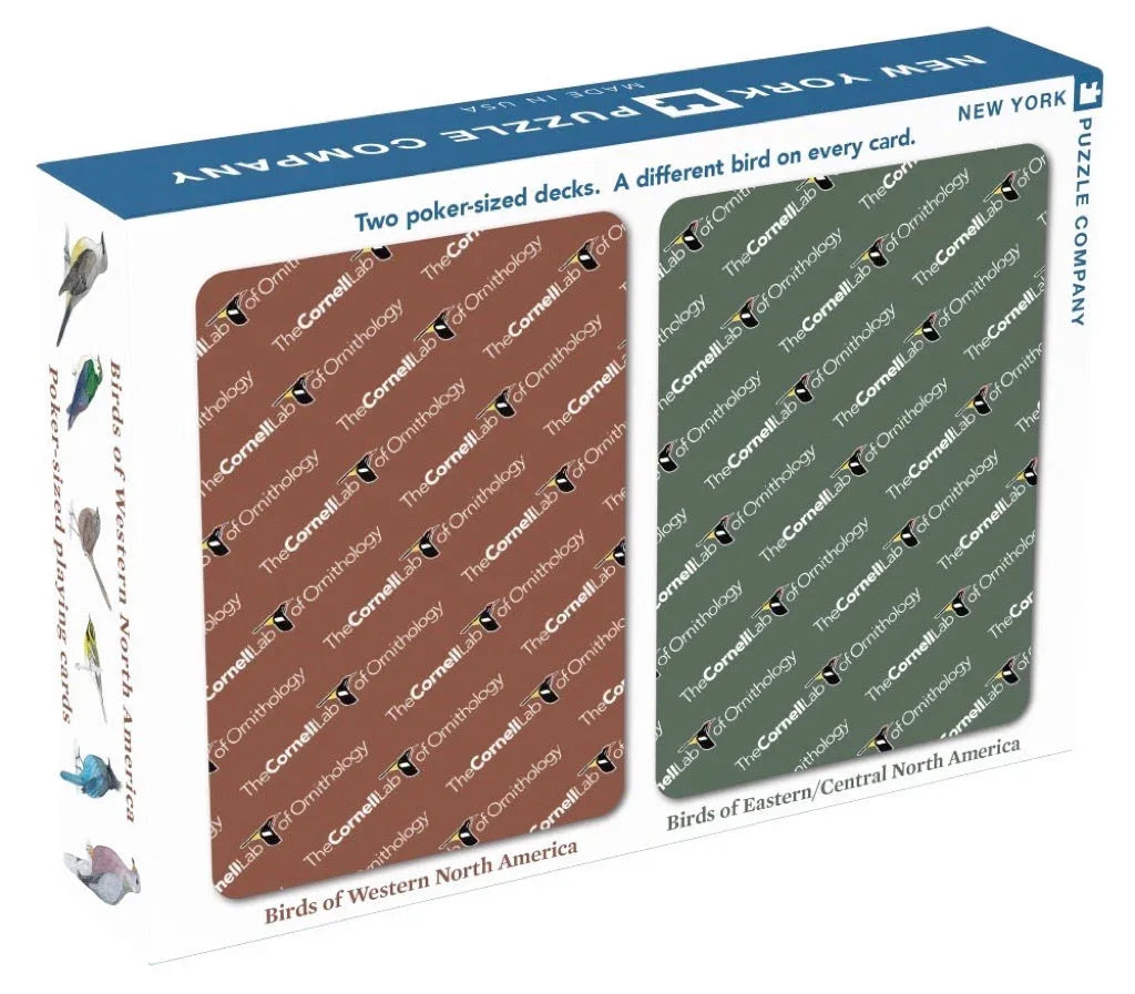 Cornell Birds Double Deck Playing Cards - BIG FRENCHIES