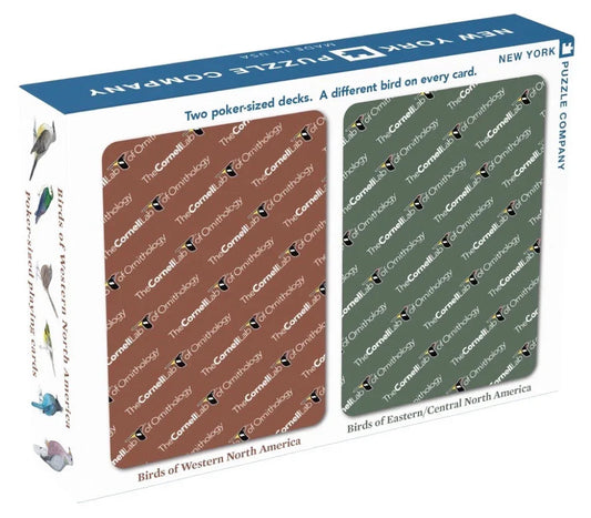 Cornell Birds Double Deck Playing Cards - BIG FRENCHIES