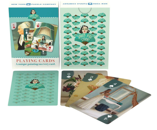 Janet Hill Playing Cards - BIG FRENCHIES