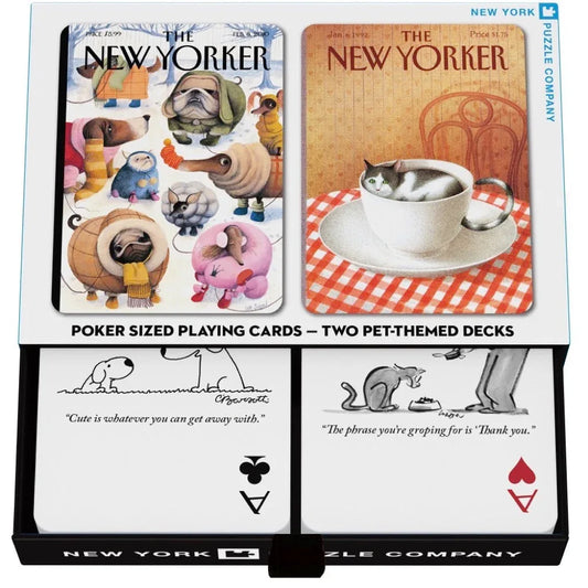 Dog and Cat Cartoons Double Deck Playing Cards - BIG FRENCHIES
