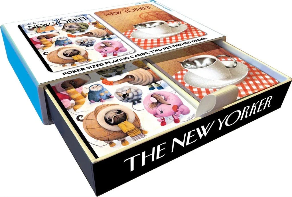 Dog and Cat Cartoons Double Deck Playing Cards - BIG FRENCHIES