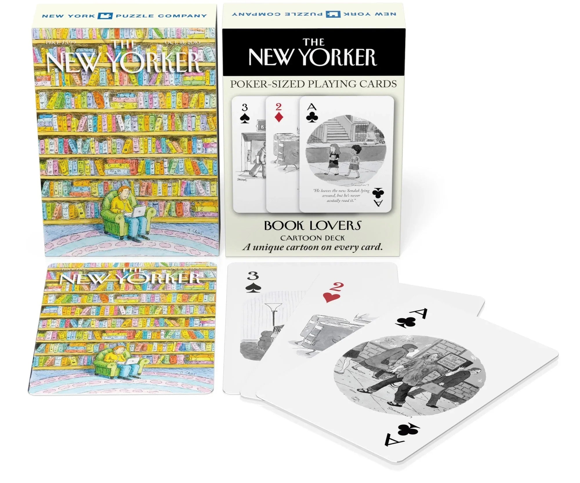 Book Lover Cartoons Playing Cards - BIG FRENCHIES