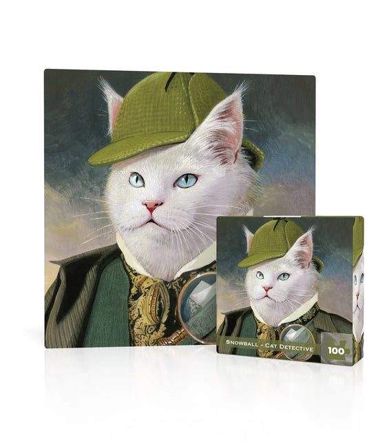 Snowball - Cat Detective Mini - BIG FRENCHIES