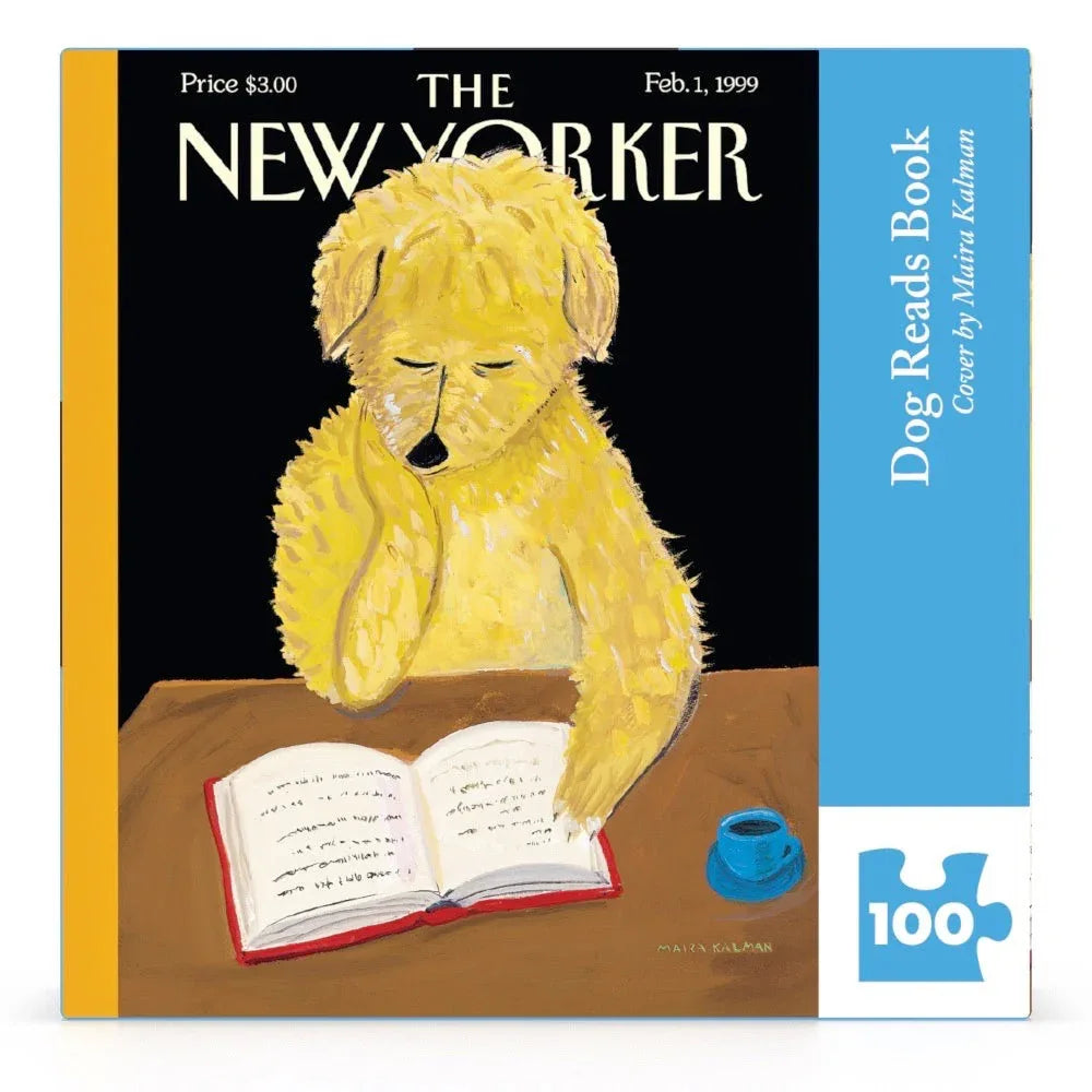 Dog Reads Book Mini - BIG FRENCHIES