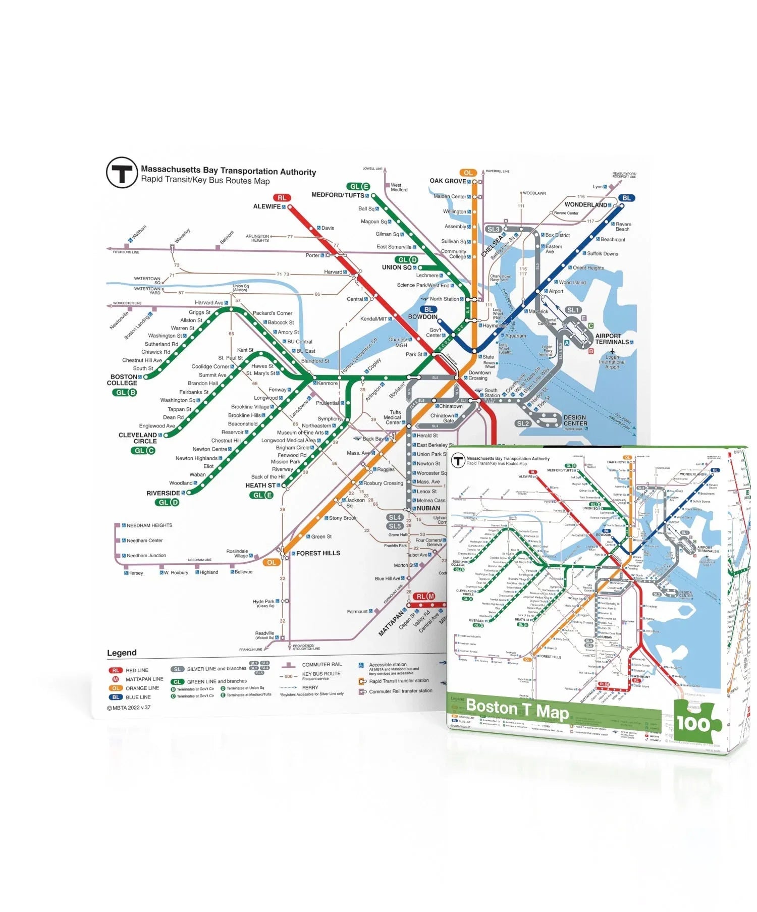 Boston T Map Mini - BIG FRENCHIES