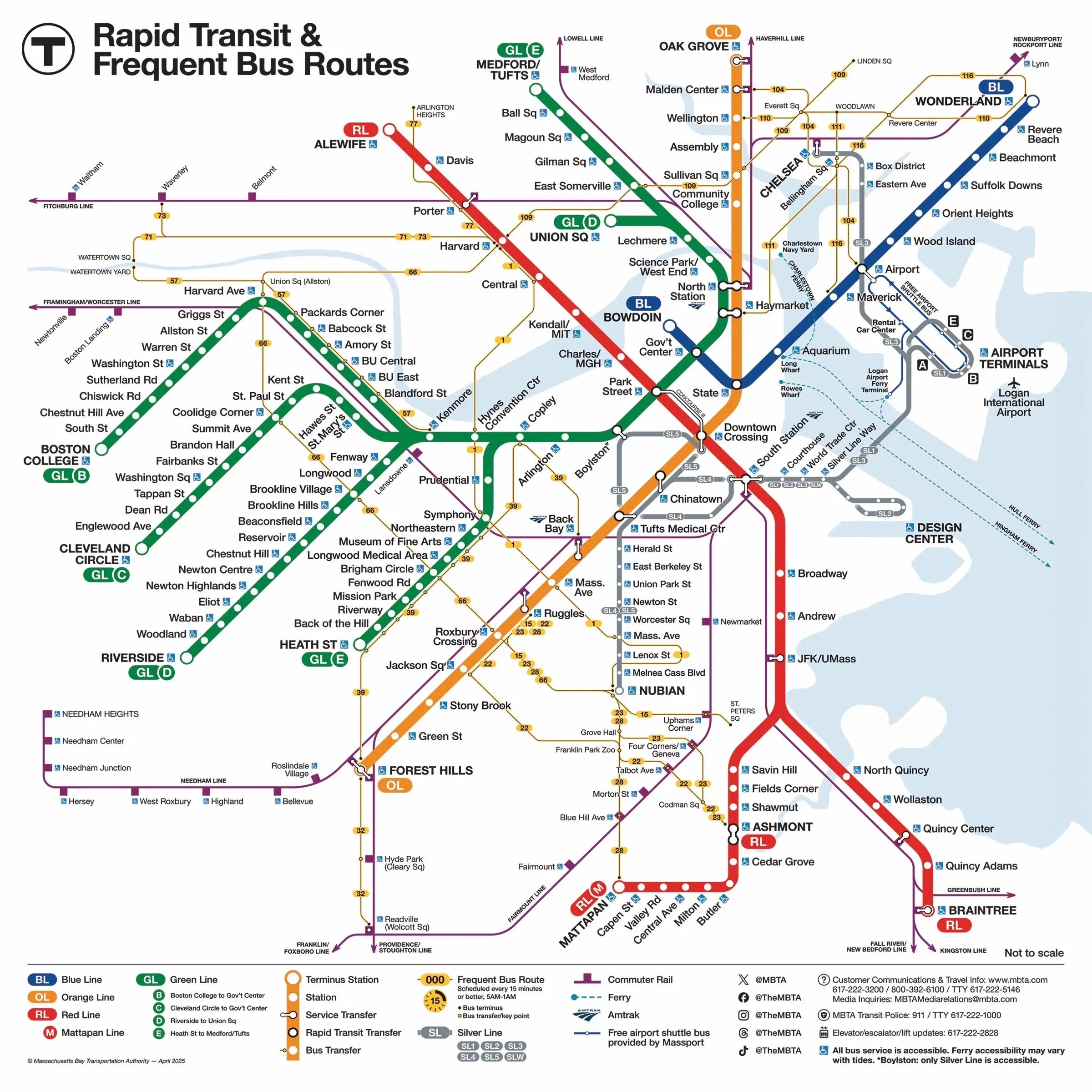 Boston T Map Mini - BIG FRENCHIES