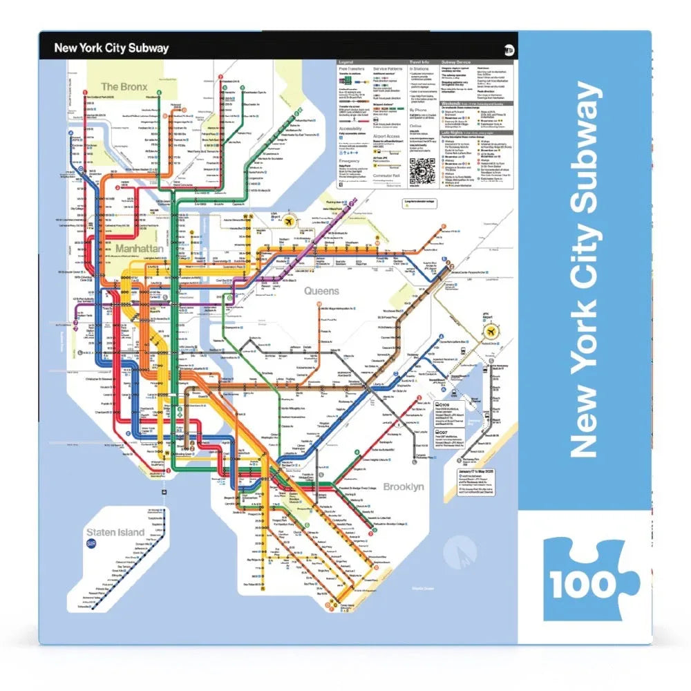MTA Subway Map Mini - BIG FRENCHIES