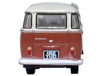 Volkswagen T1 Samba Bus Sealing Wax Red and Gray 1/148 (N) Scale Diecast Model Car by Oxford Diecast
