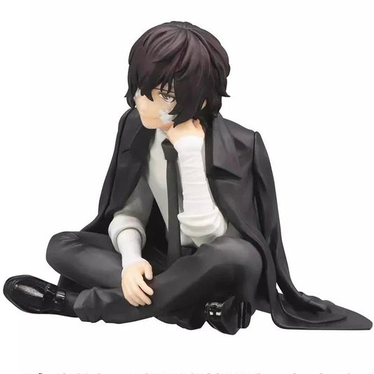 Nakahara Chuuya and Dazai Osamu Anime Figurine, Bungo Stray Dogs Action Figures PVC Statue 13 CM