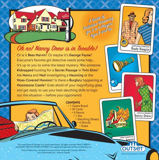 Nancy Drew Mysteries - A Sleuthing Skills Board Game - Outset
