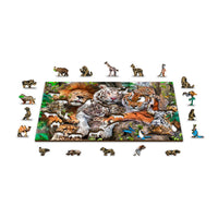 Nap Time 300 Piece Wood Jigsaw Puzzle Wooden City