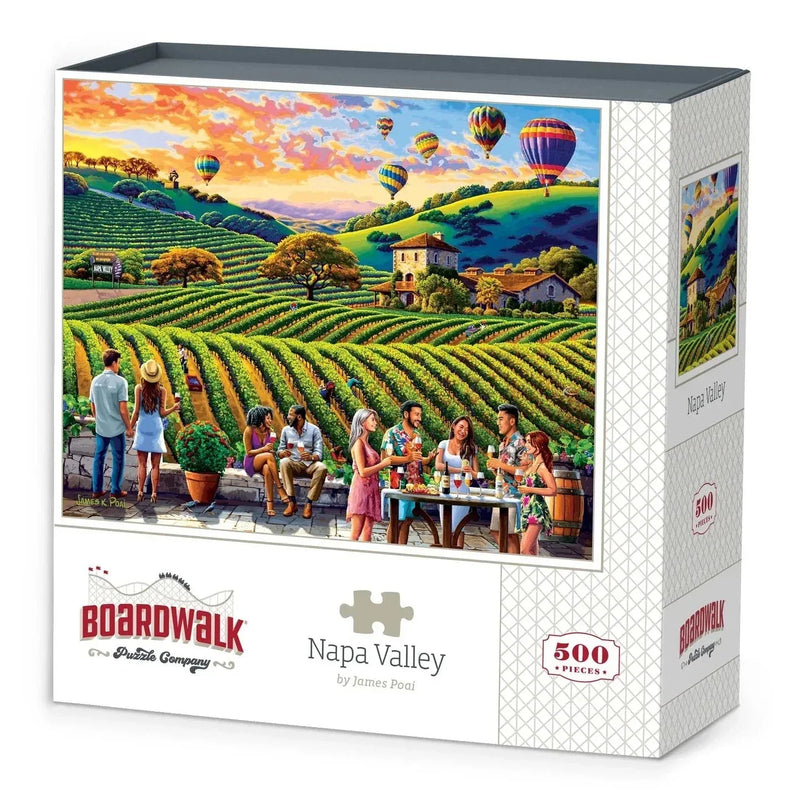 Napa Valley 500 Piece Jigsaw Puzzle Boardwalk - BIG FRENCHIES