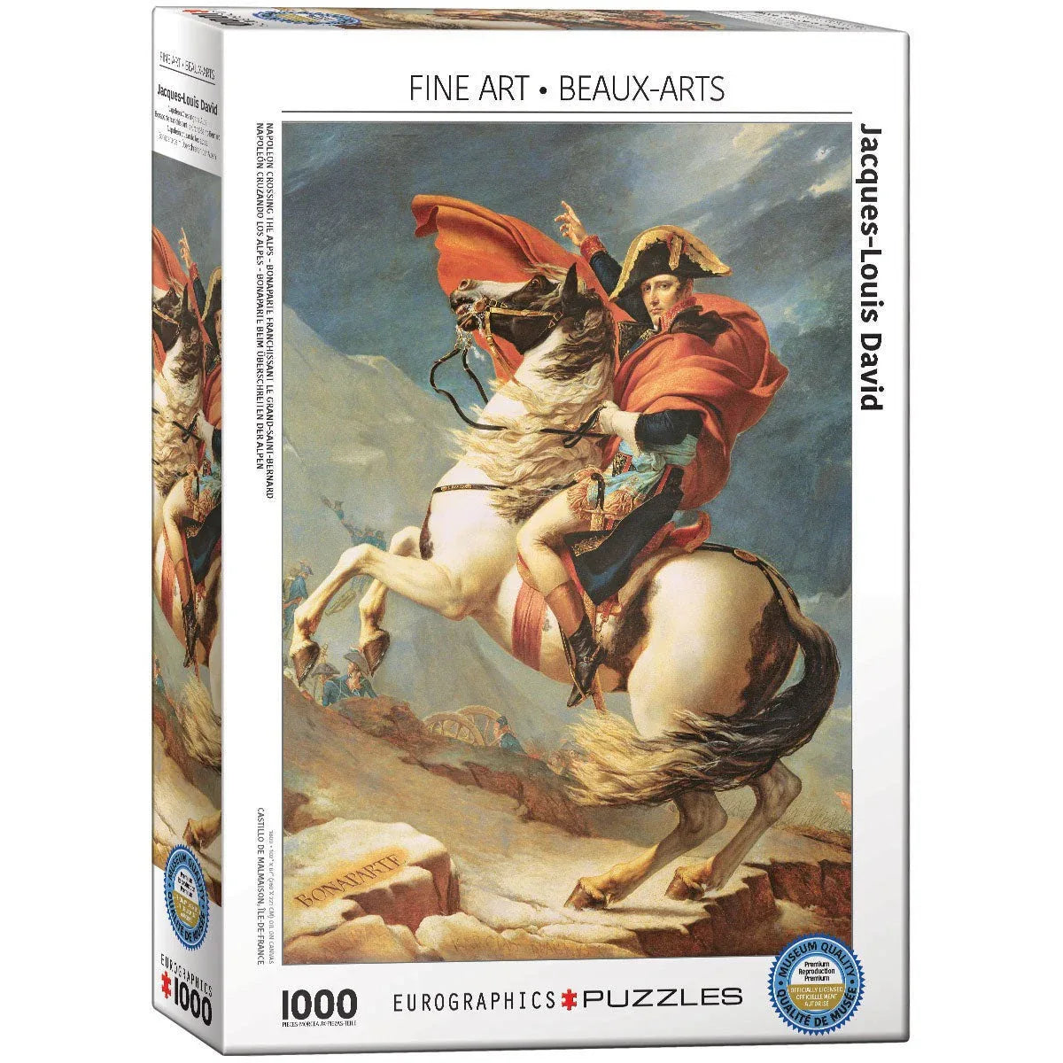 Napoleon Crossing the Alps 1000 Piece Jigsaw Puzzle Eurographics - BIG FRENCHIES