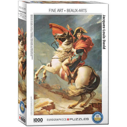 Napoleon Crossing the Alps 1000 Piece Jigsaw Puzzle Eurographics - BIG FRENCHIES